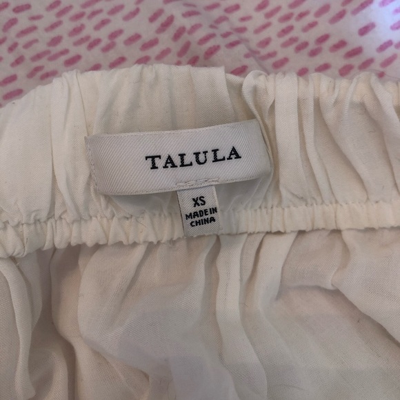 White Aritzia Talula flowy midi/high-low skirt - Picture 6 of 6